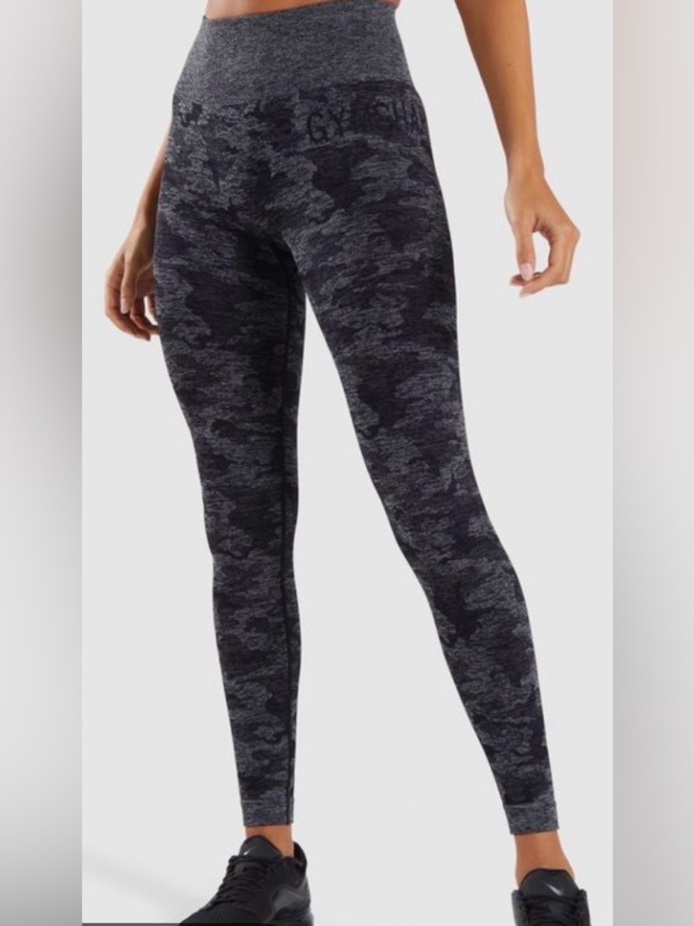 Gymshark black camo seamless leggings